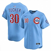 Men's Chicago Cubs #30 Kyle Tucker Blue 2024-25 2nd Alternate Limited Stitched Jersey Dzhi,baseball caps,new era cap wholesale,wholesale hats